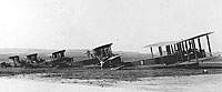 A line of 7 Squadron Virginia bombers.